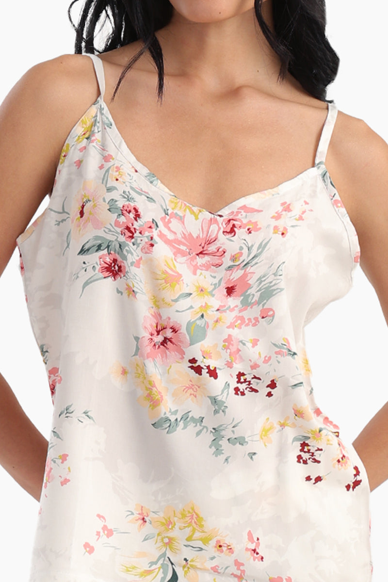 طقم بيجامة كارينا بطبعة زهور 56406