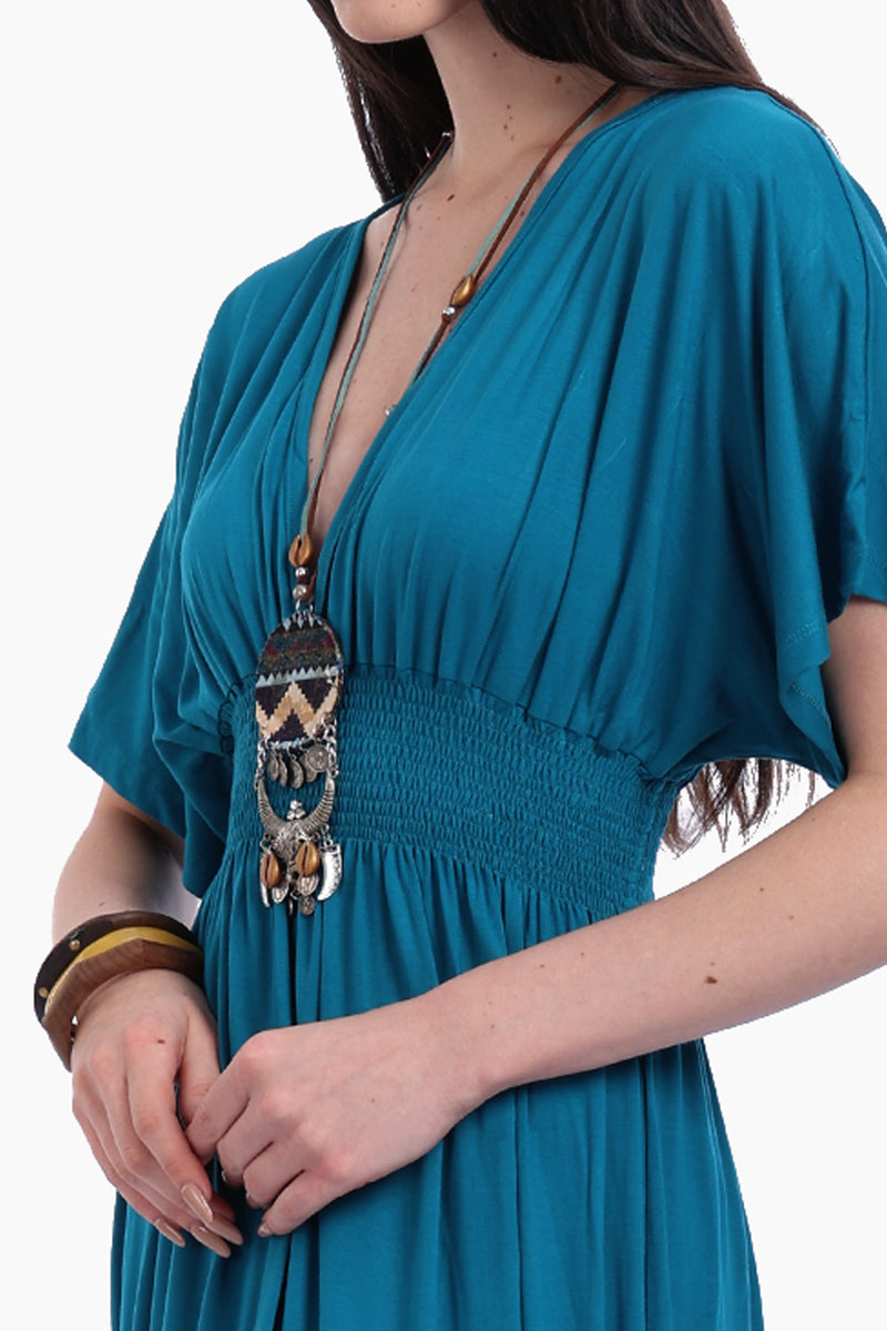 قميص نوم كارينا مريح بفتحات جانبية 56436