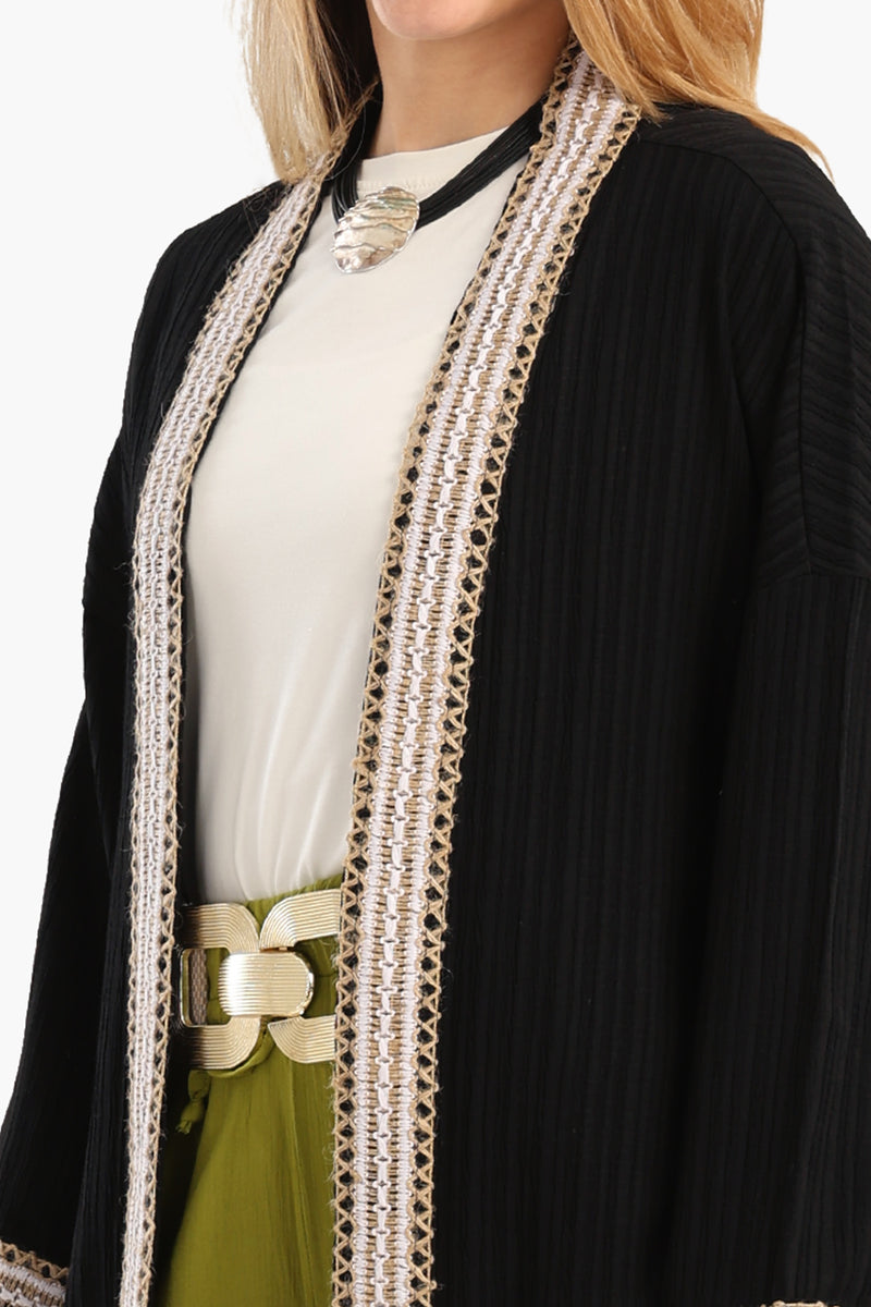 كيمونو كارينا مضلع مع تطريز 56706