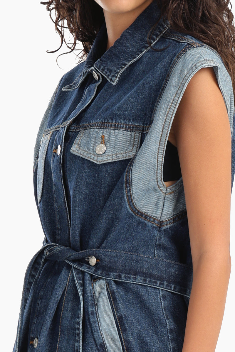 فيست جينز كارينا مع حزام - أزرق 56727