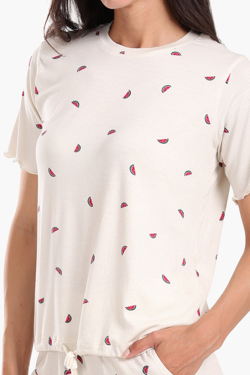 طقم بيجامة كارينا بطبعة البطيخ 56784