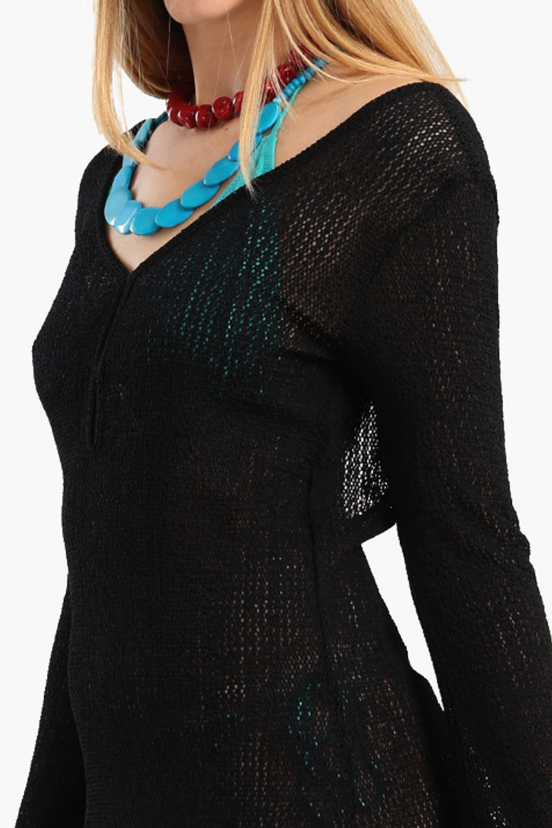 فستان شاطئ كارينا طويل محبوك 56799