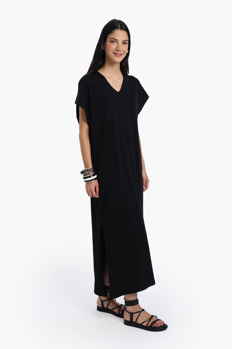 فستان كارينا مريح بفتحات جانبية 56804