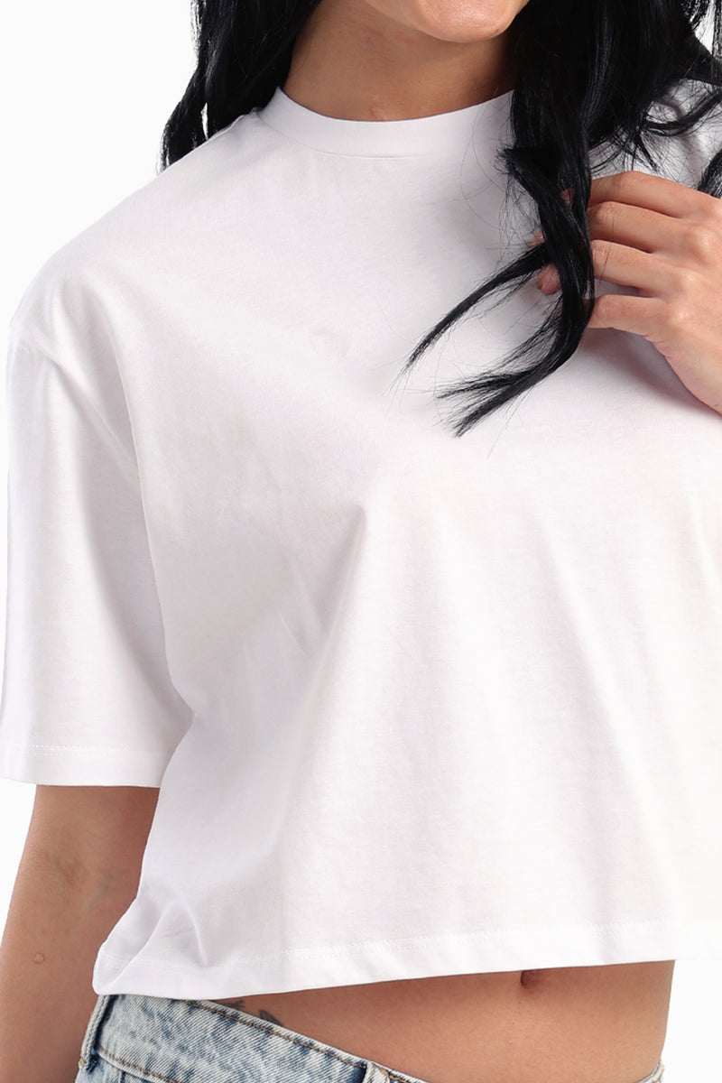 تي شيرت كارينا قصير سادة 56836