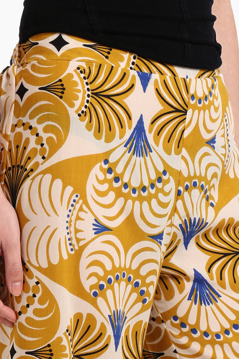 بنطلون كارينا الصيفي واسع الرجل - متعدد الألوان 57036