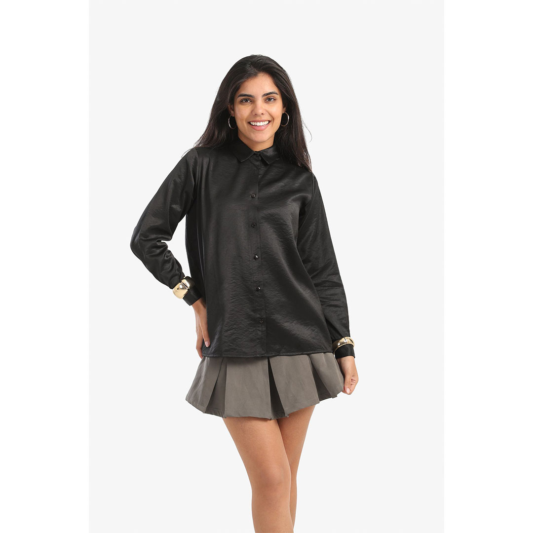 قميص تنسل كلاسيكي بكم حريمي