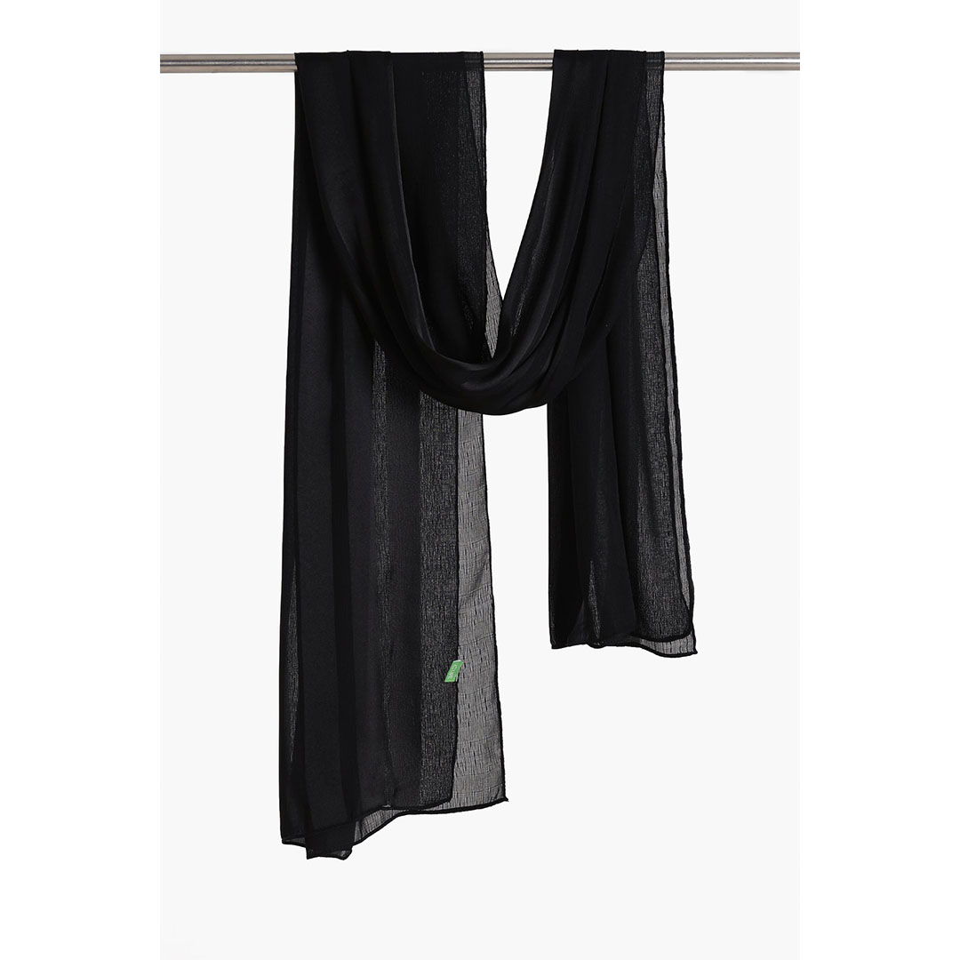 وشاح ساتان مخطط حريمي