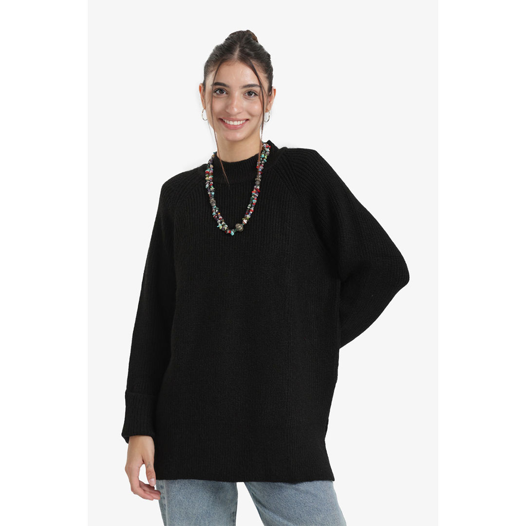 بلوفر محبوك أوفر سايز حريمي