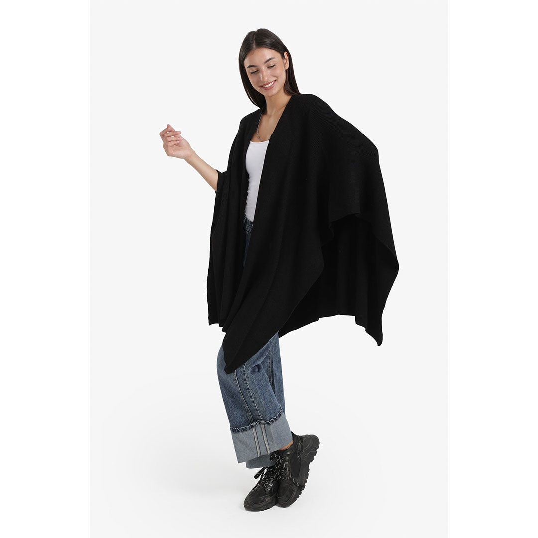 بونشو محبوك أوفر سايز حريمي