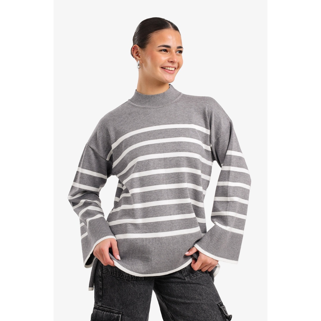 بلوفر صوف مخططة - 18234