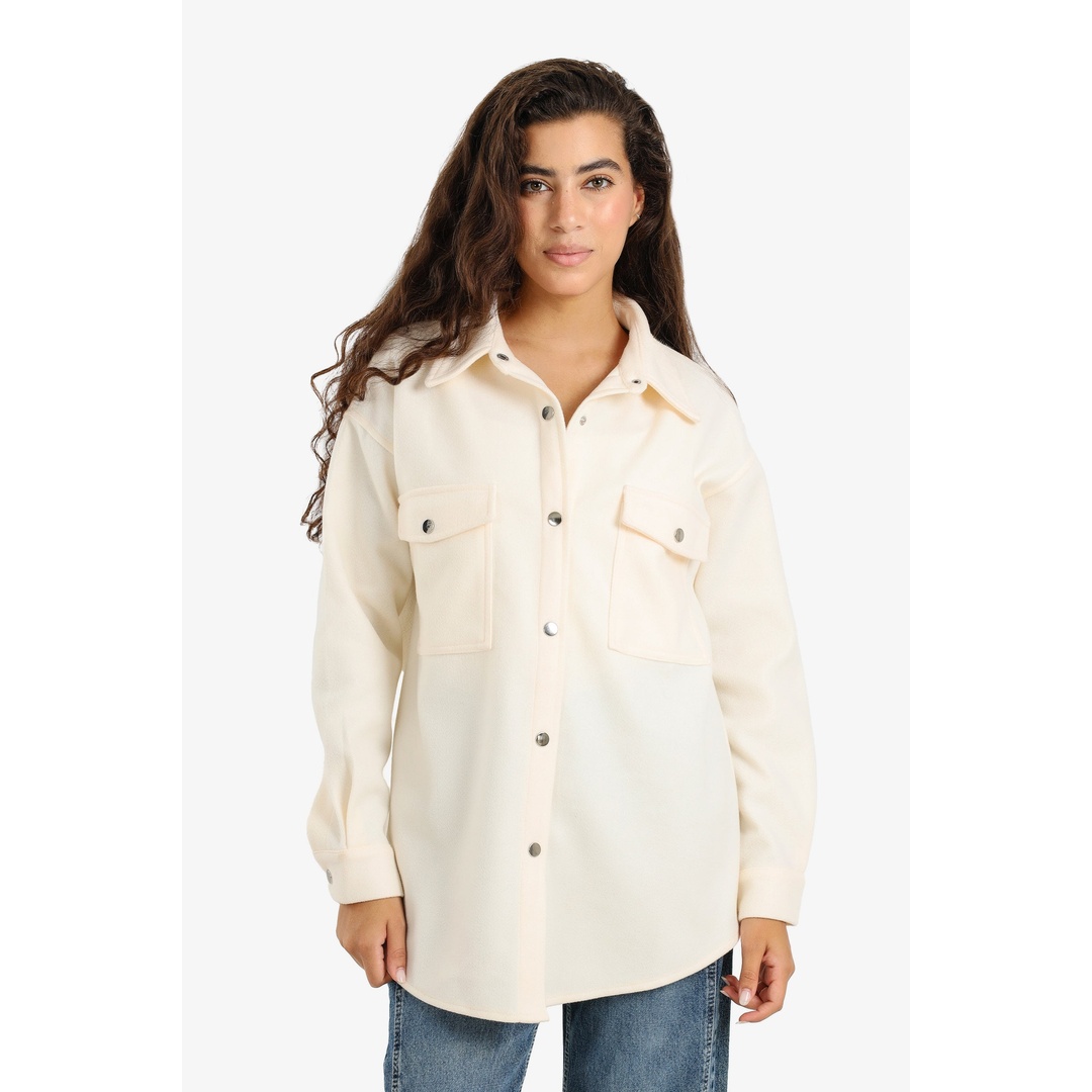 قميص خارجي بأزرار وجيوب - 18303