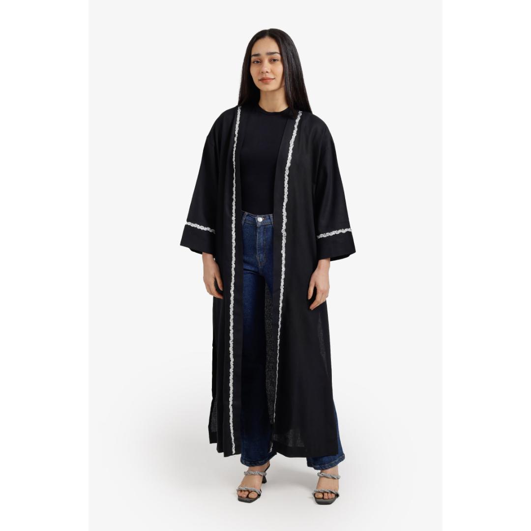 كيمونو ماكسي مزين بالترتر حريمي - 18394