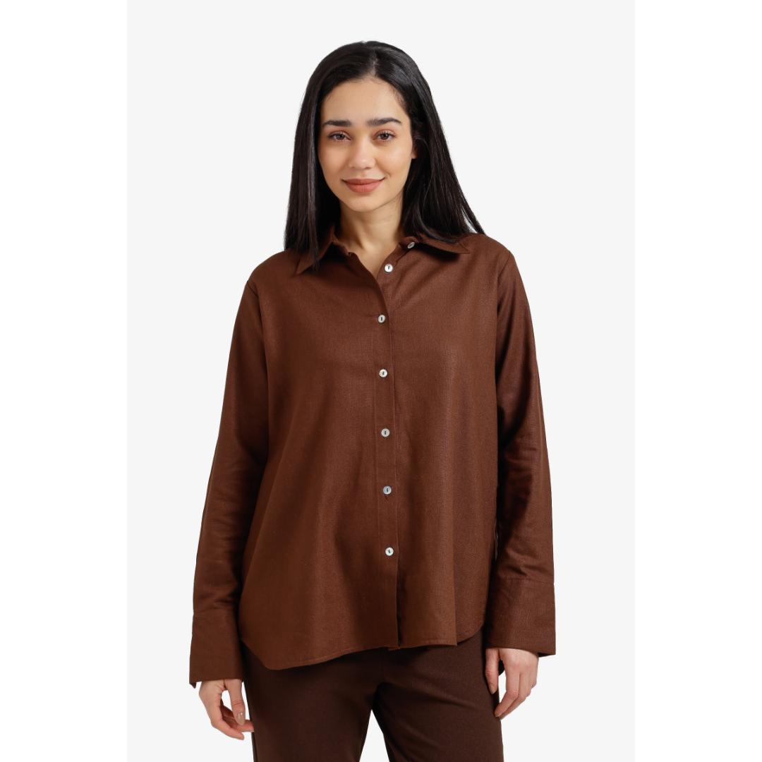 قميص بأزرار أمامية حريمي - 18397