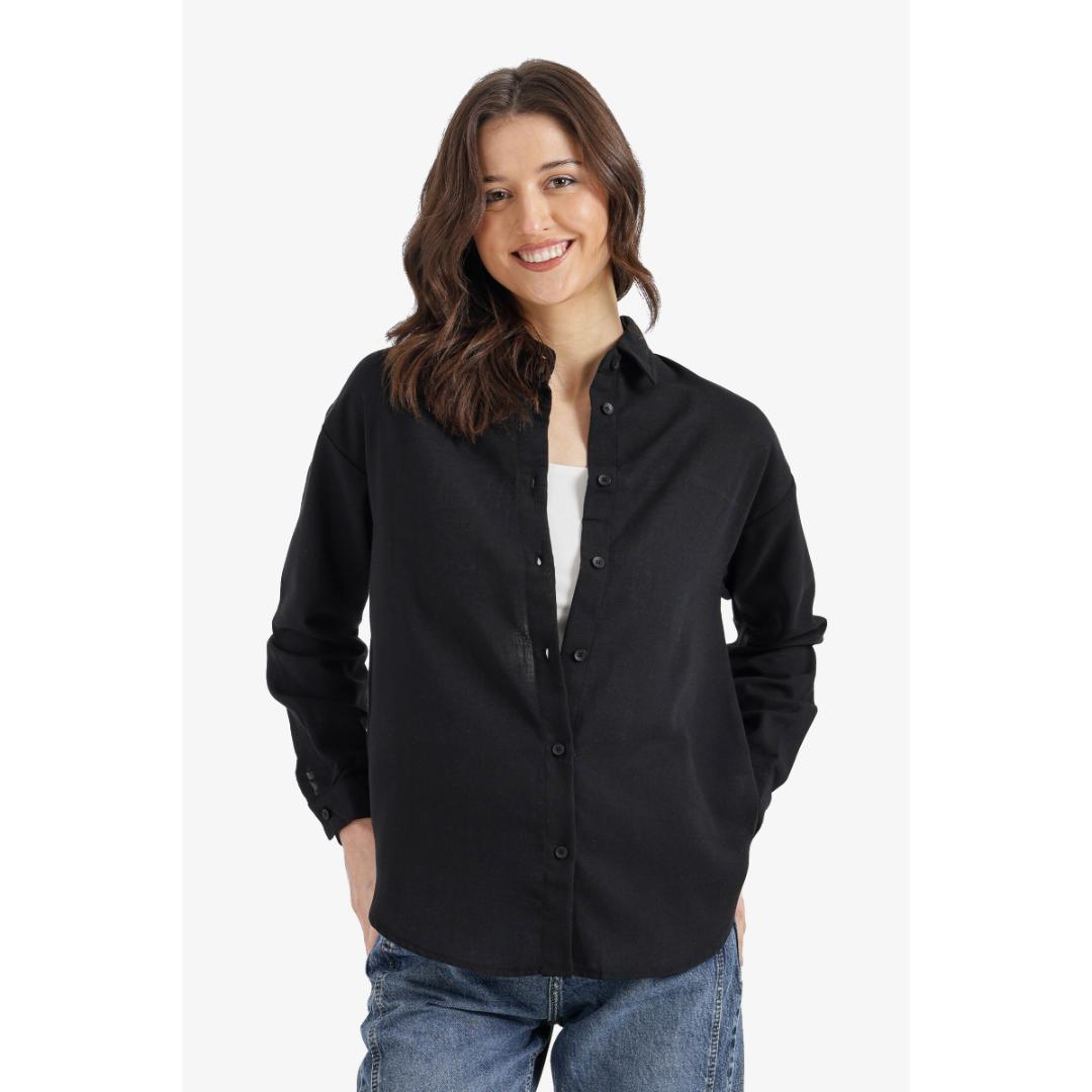 قميص بياقة و أزرار حريمي - 18470