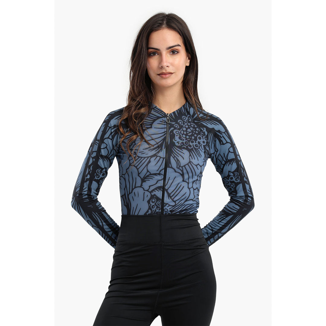 مايوه بوركيني كارينا راش جارد بنقشة زهور 55911