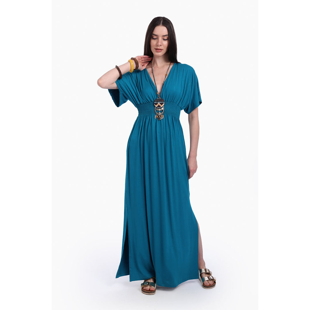 قميص نوم كارينا مريح بفتحات جانبية 56436