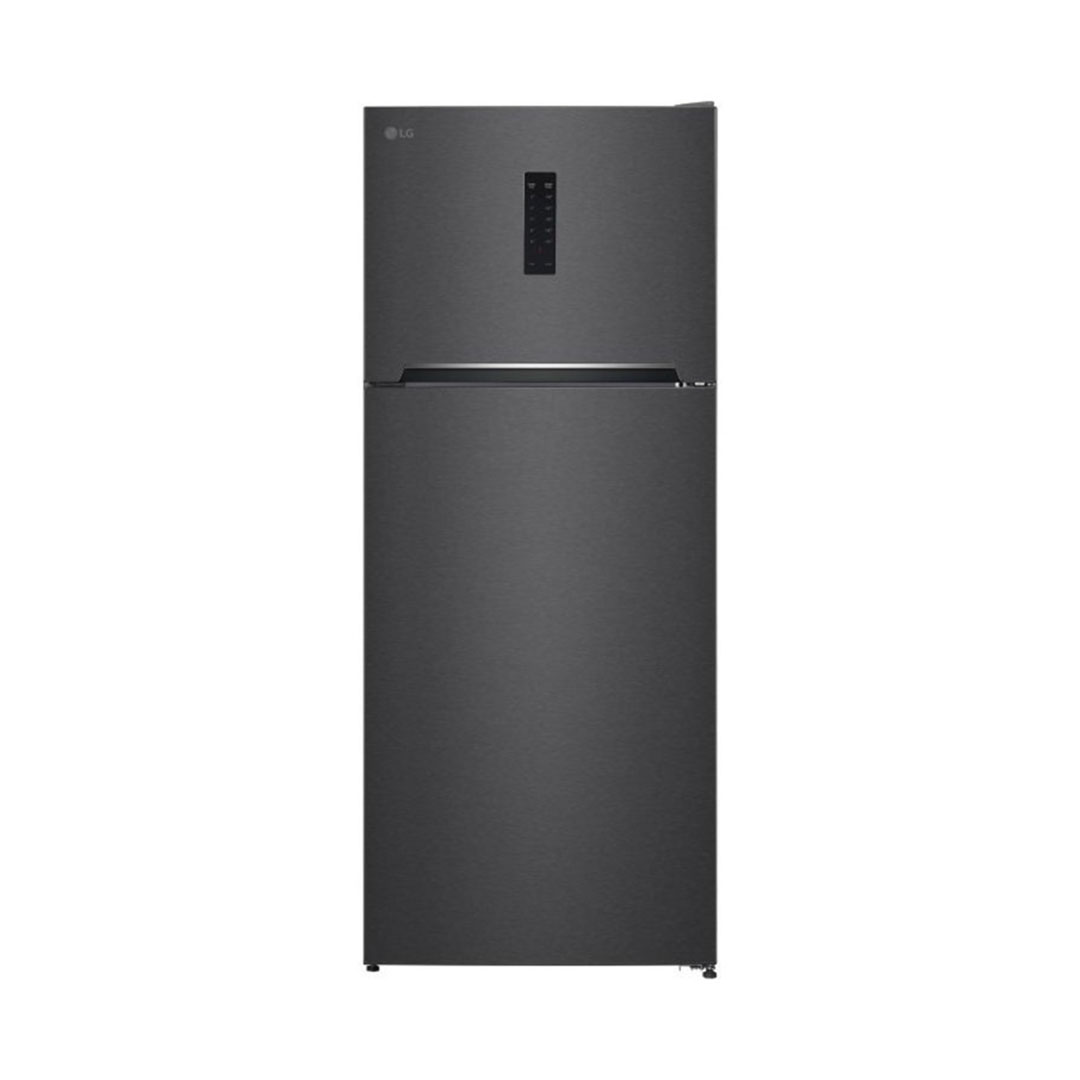 ثلاجة ال جي نوفروست - 401 لتر - شاشة ديجيتال - 2 باب - 14 قدم - اسود - GTF402SBAN