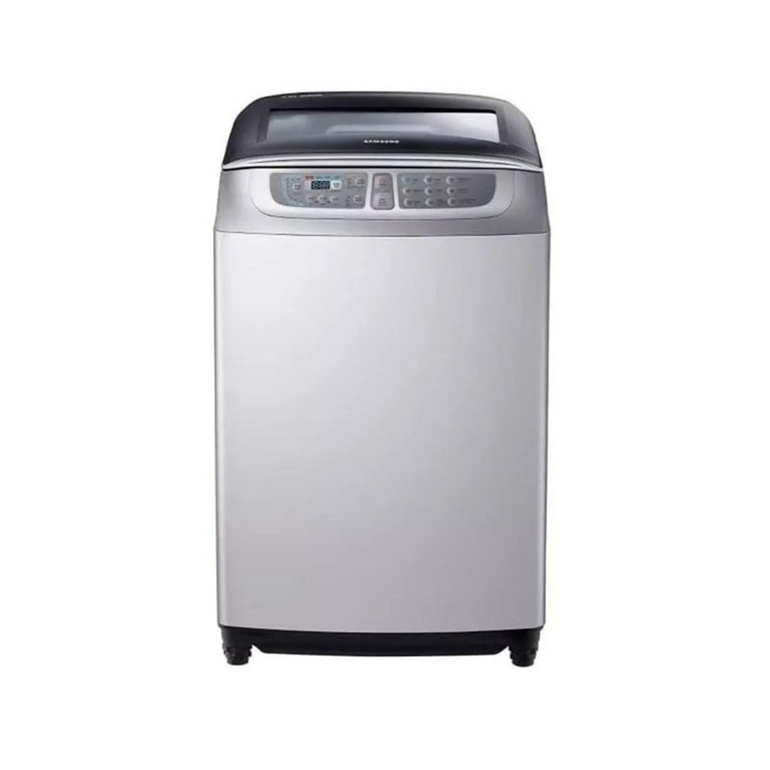 غسالة ملابس سامسونج - 14 كجم - تحميل علوي - ديجيتال - سيلفر - WA14F5S4UWAUAS