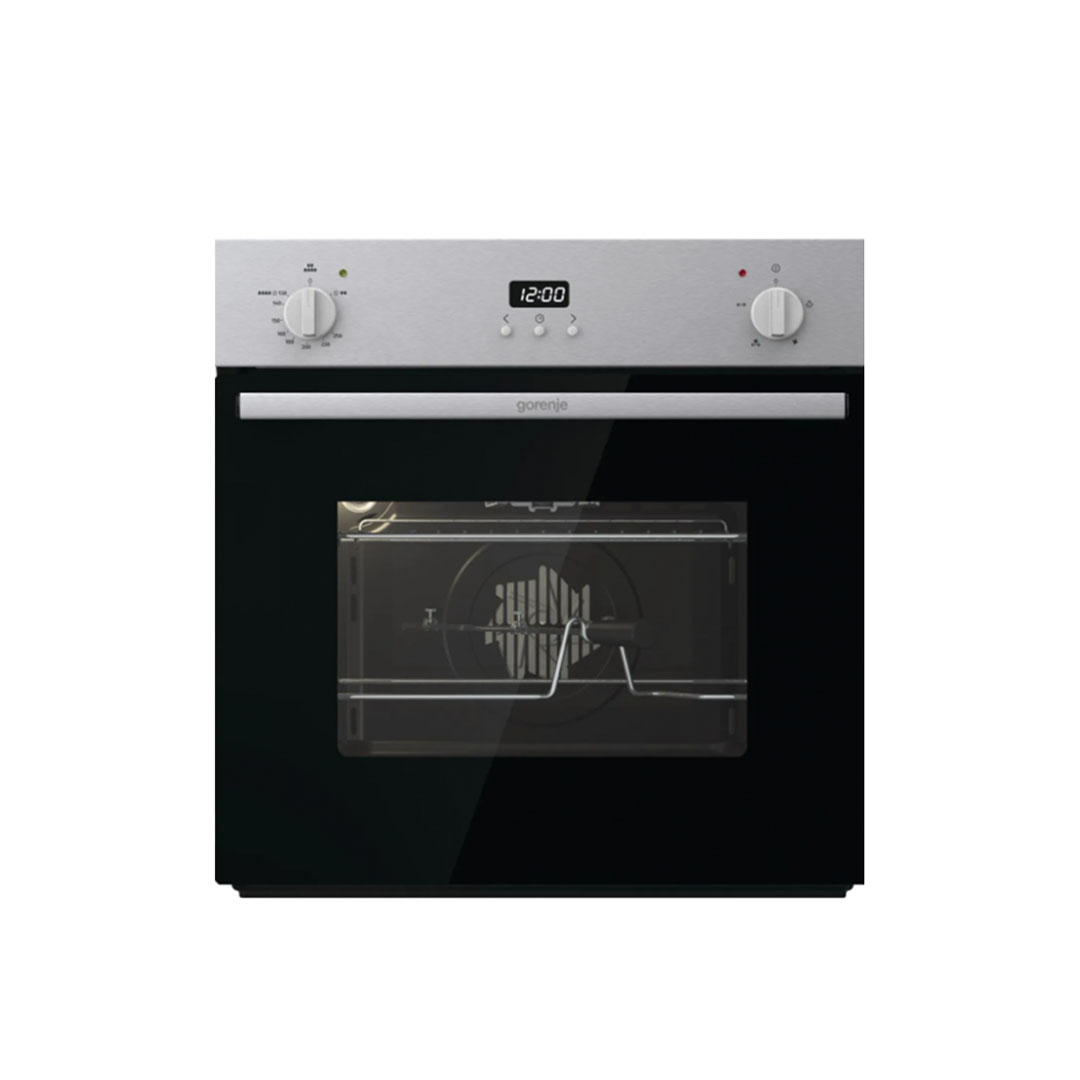فرن غاز جورينيا بلت ان 60 سم - استانلس ستيل - أسود - BOG6632E01X