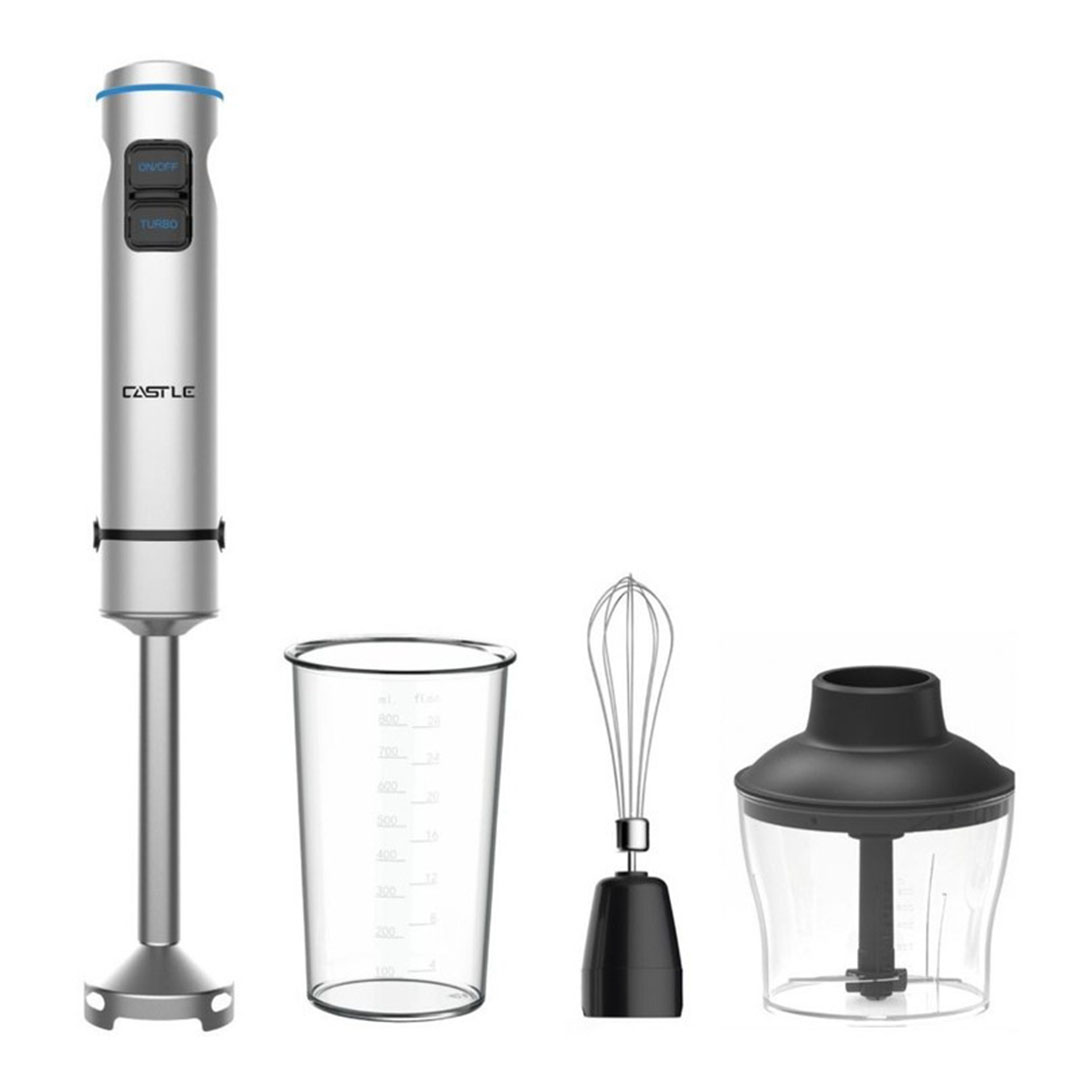 هاند بلندر كاسيل - 4×1 - 1200 وات - 600 مل - فضي - HBC1240