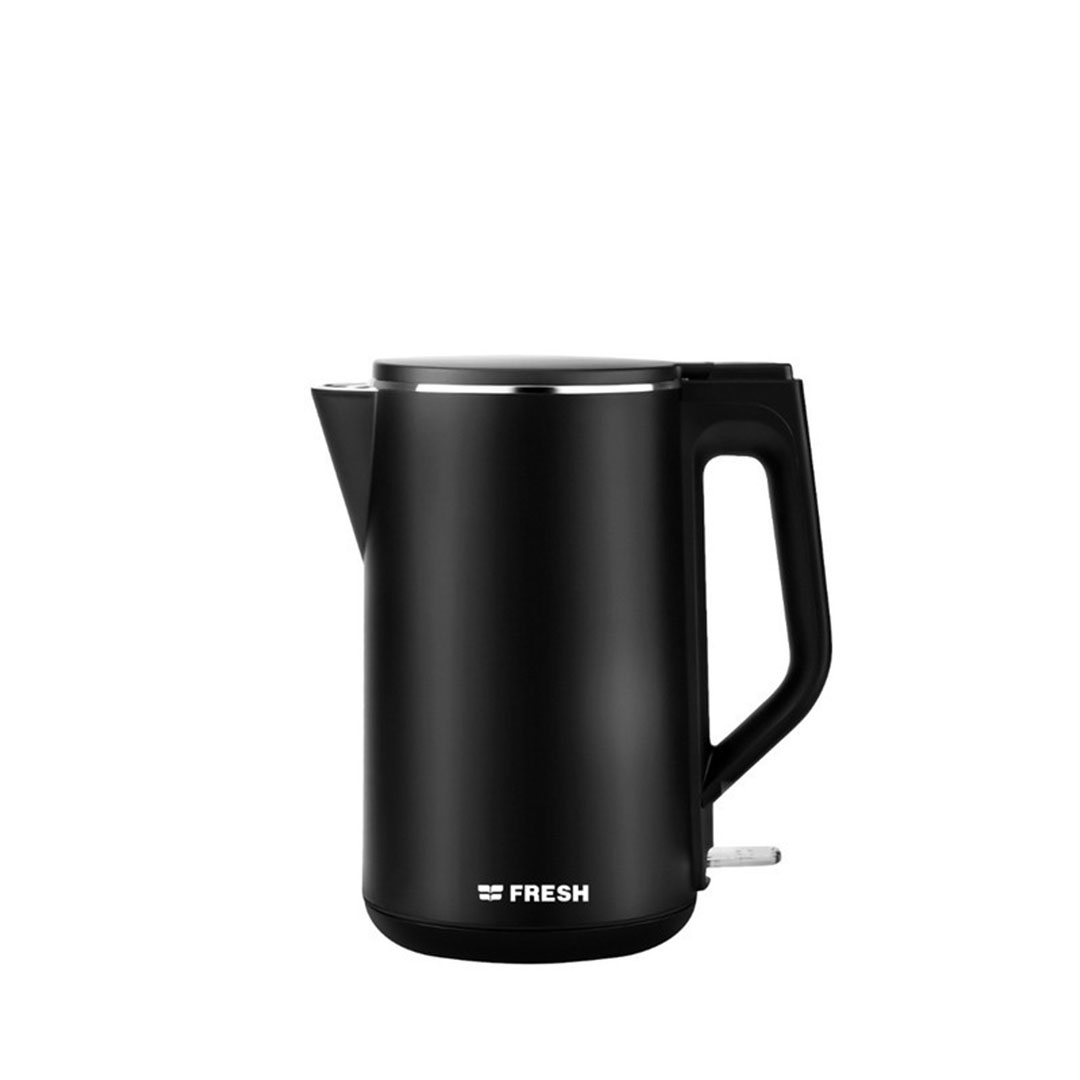 غلاية مياه فريش - 1.7 لتر - طبقتين - أسود - ST/PC