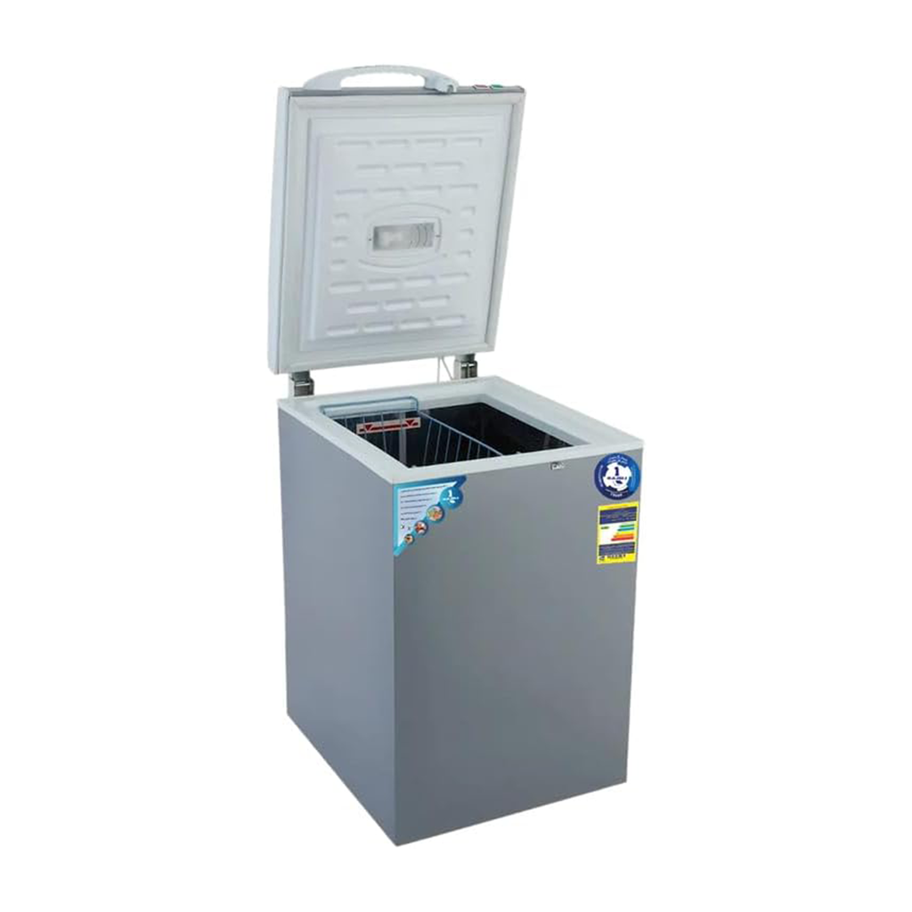 ديب فريزر افقي الاسكا - ديفروست - 135 لتر - فضي - Ch140