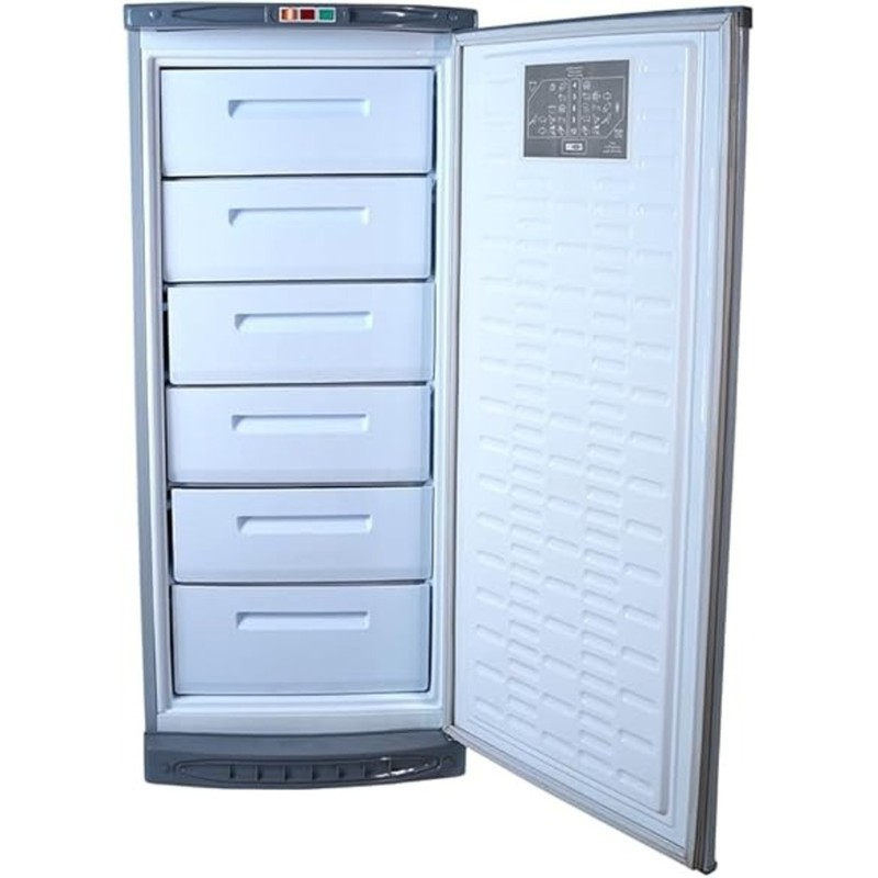 ديب فريزر رأسي الاسكا 6 درج - 267.7 لتر - ديفروست - فضي - UP267