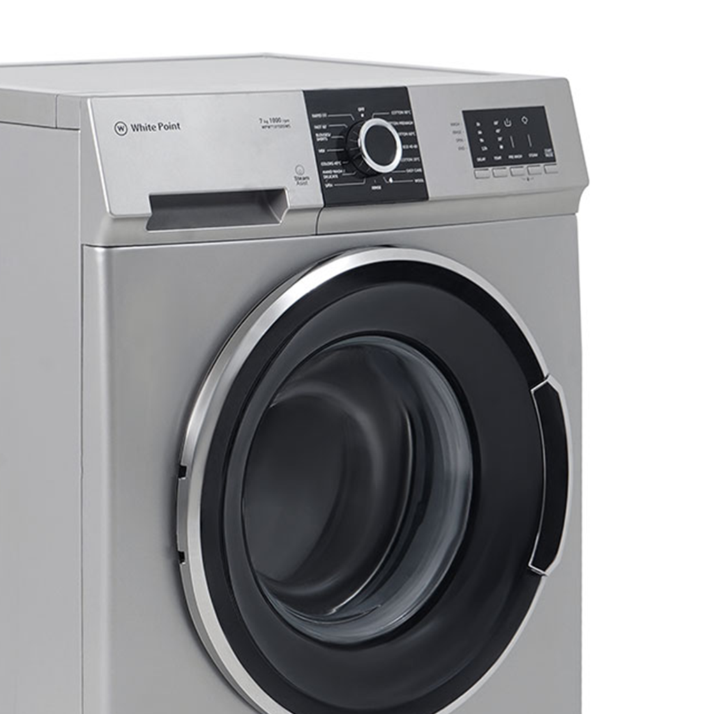 غسالة ملابس اوتوماتيك وايت بوينت انفيرتر - 7 كجم - فضي - WPW71015DSWS