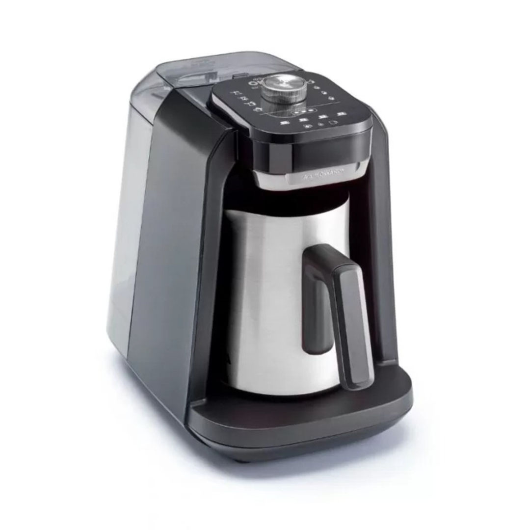 ماكينة تحضير قهوة ريتش برو من Arzum OKKA - مع خزان مياه - كروم - OK0038-0500