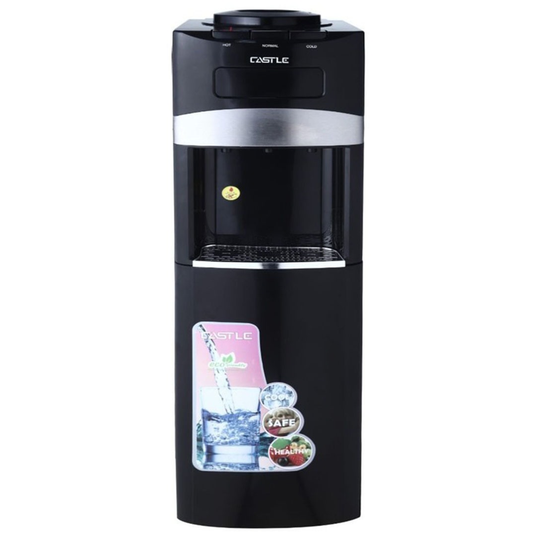 مبرد مياه كاسيل - 3 حنفية - مزود بحافظة - اسود - WD3050