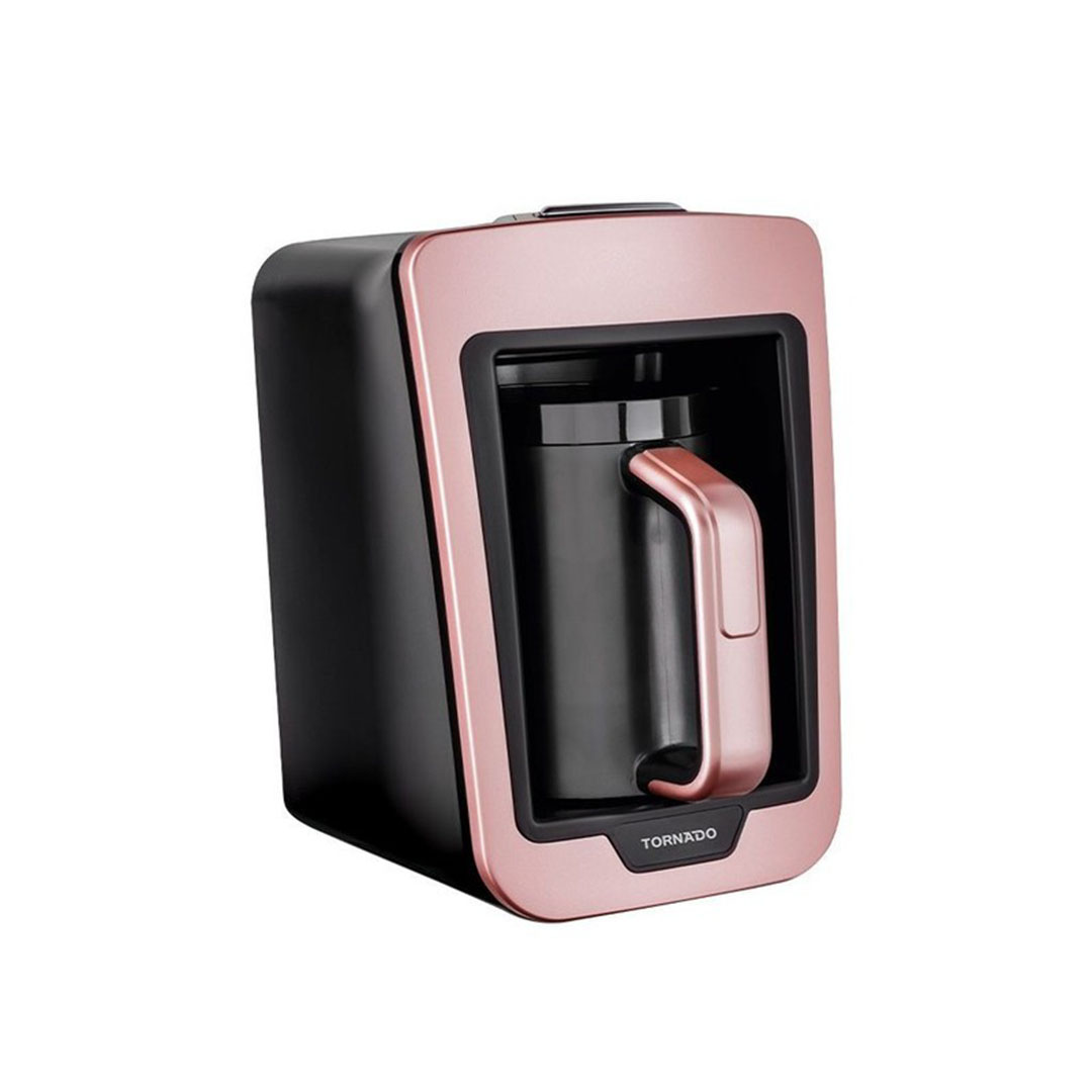 محضرة قهوة تركي تورنيدو - أوتوماتيك - 330 مل - روز × أسود - TCME-100 RS