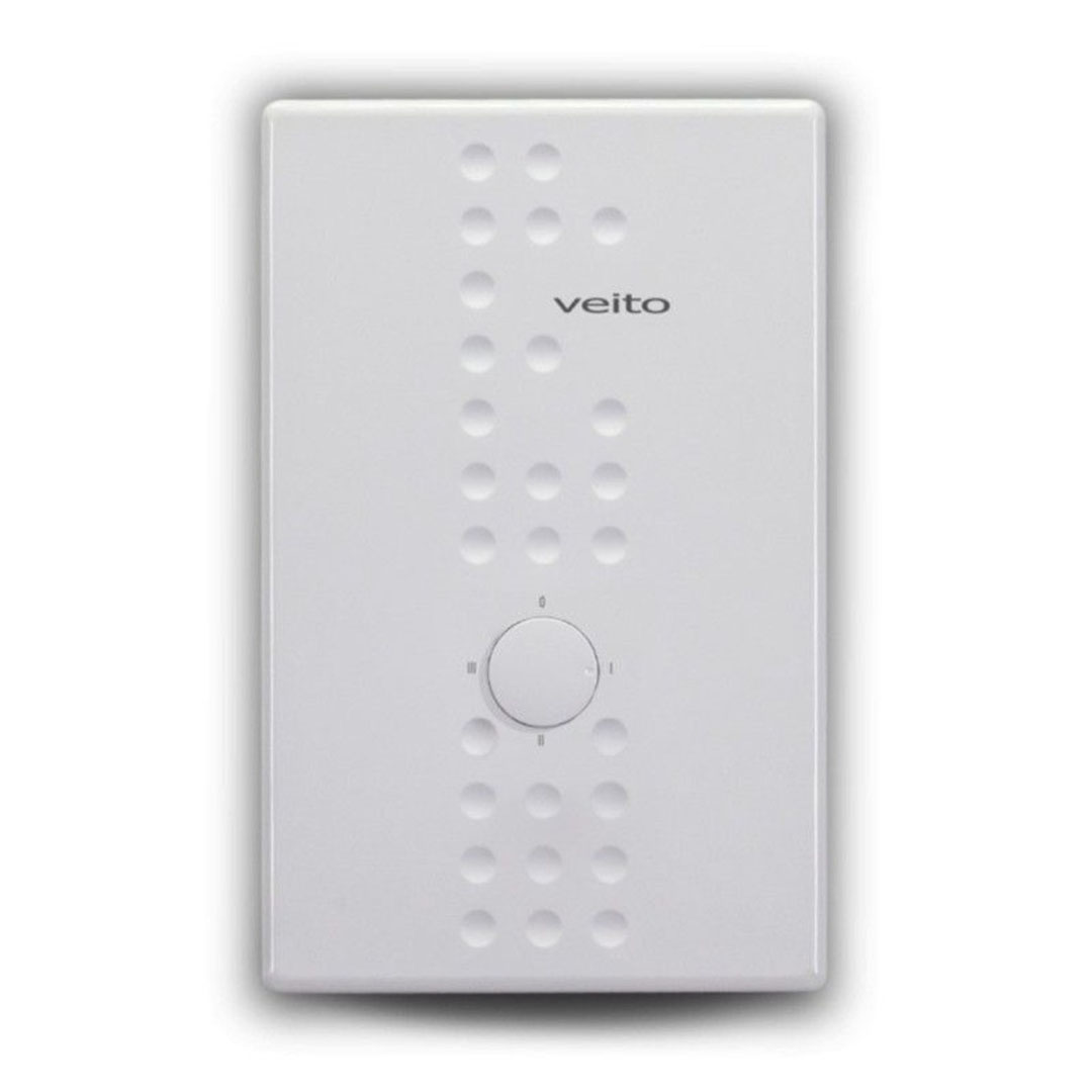 سخان مياه فوري فيتو - كهرباء - 12 كيلو وات - أبيض - FLOW 12