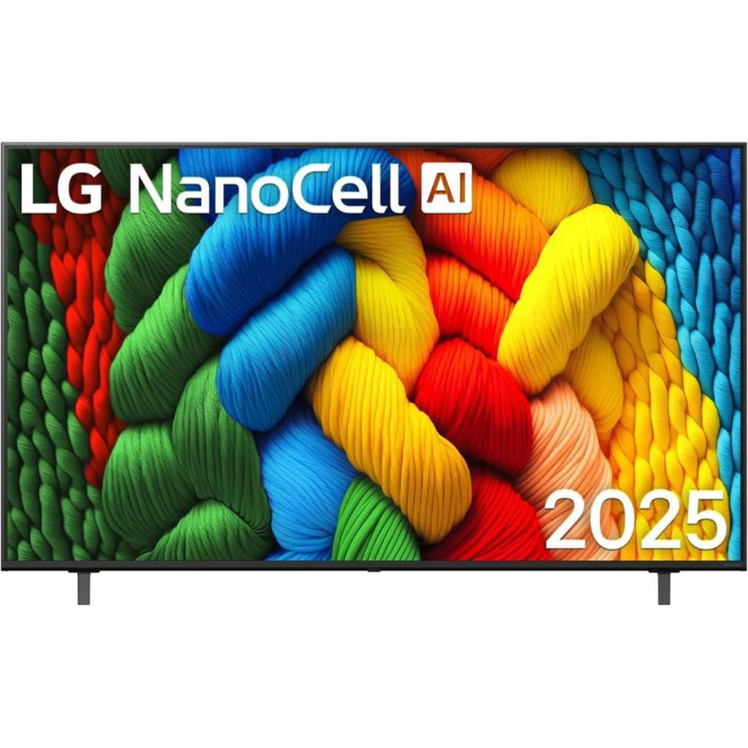 تلفزيون ال جي - 65 بوصة - سمارت NanoCell - بدقة 4K UHD - بريسيفر داخلي (2025) - 65NANO80A6A