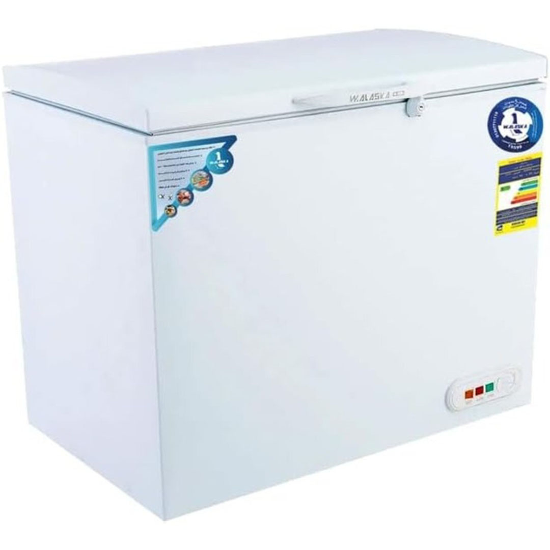 ديب فريزر أفقي الاسكا - 270 لتر - قاعدة متحركة - ابيض - CH270