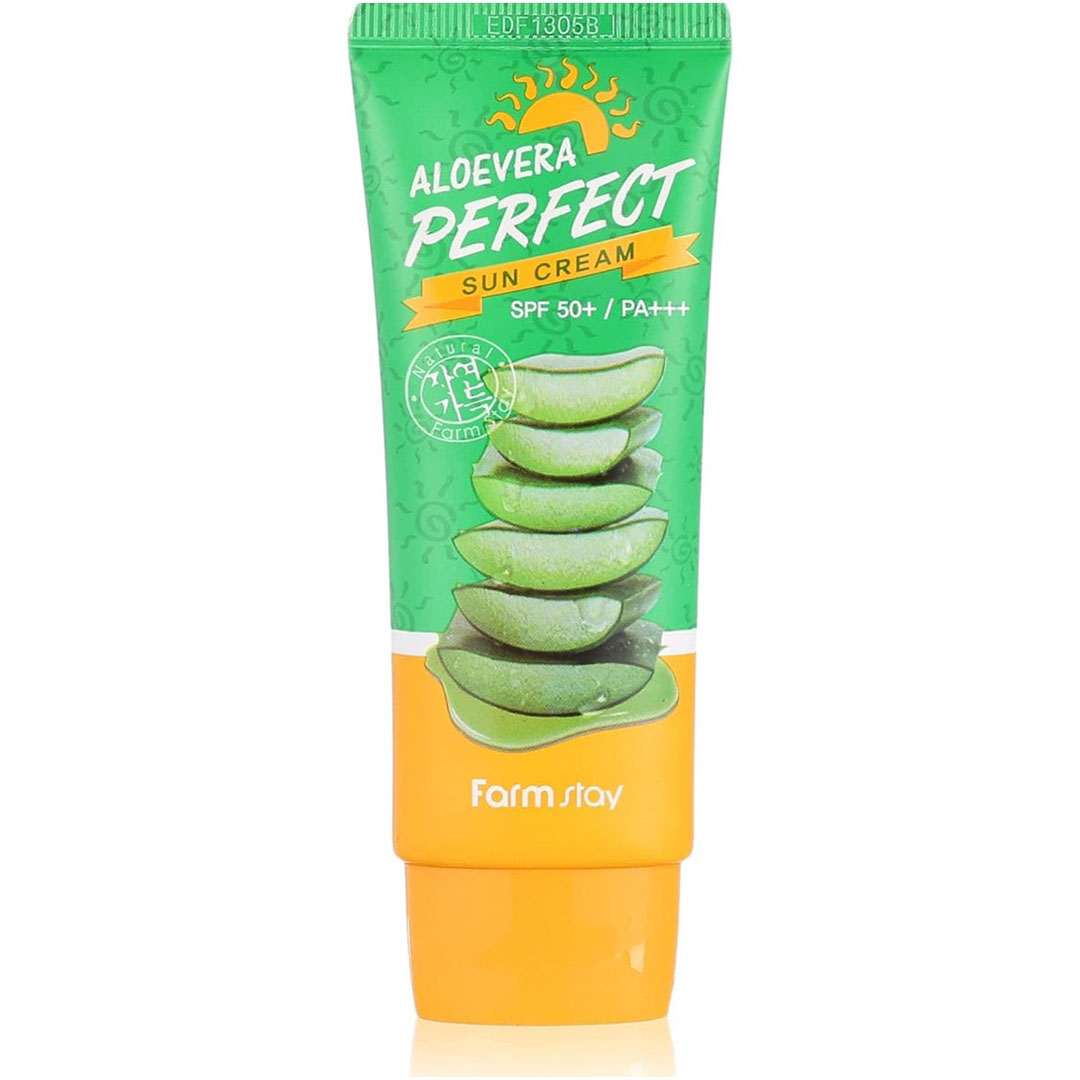 كريم واقي من الشمس بالألوفيرا فارم ستاي - 70 جرام SPF50