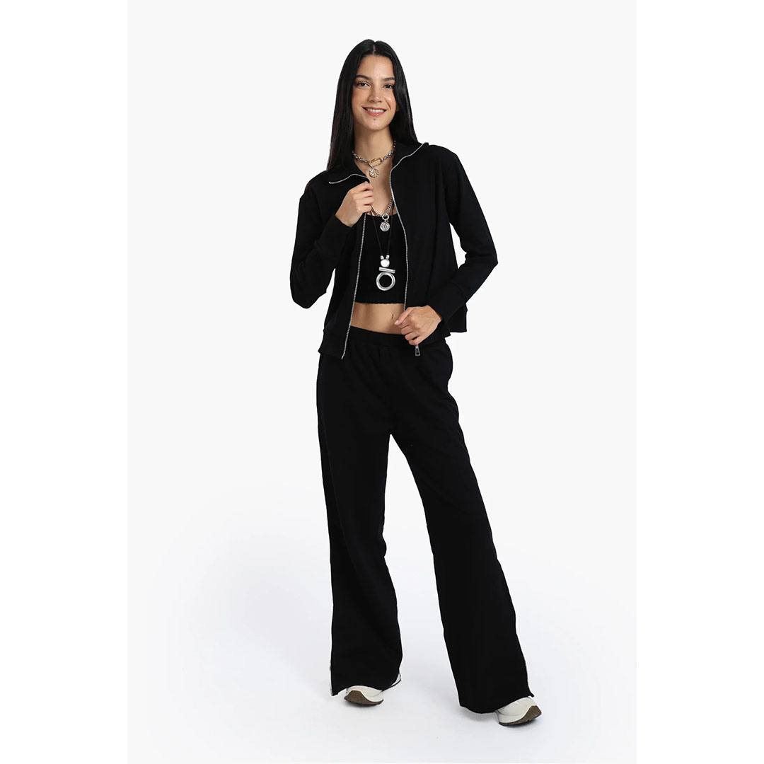 كارينا بنطلون حريمي بسحابات جانبية 56708