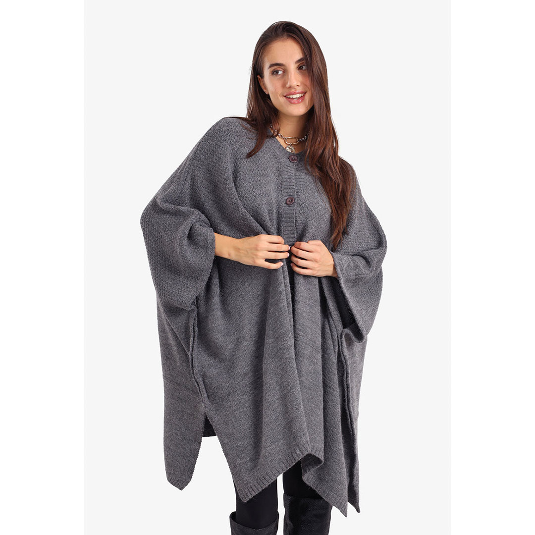 بونشو شتوي حريمي بزراير من كارينا