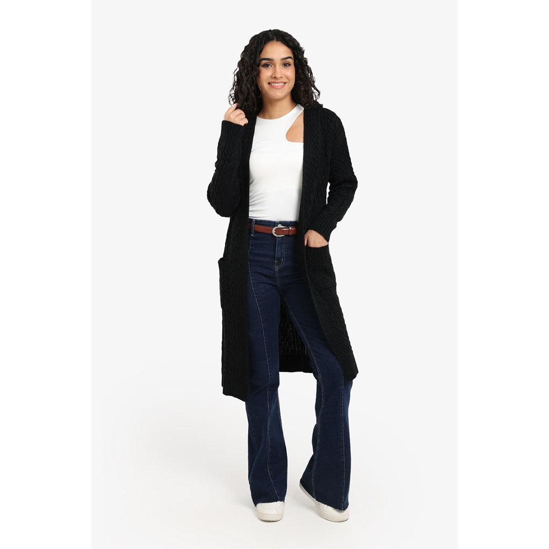 كارينا كارديجان متوسط ​​الطول بغطاء للرأس حريمي 57427