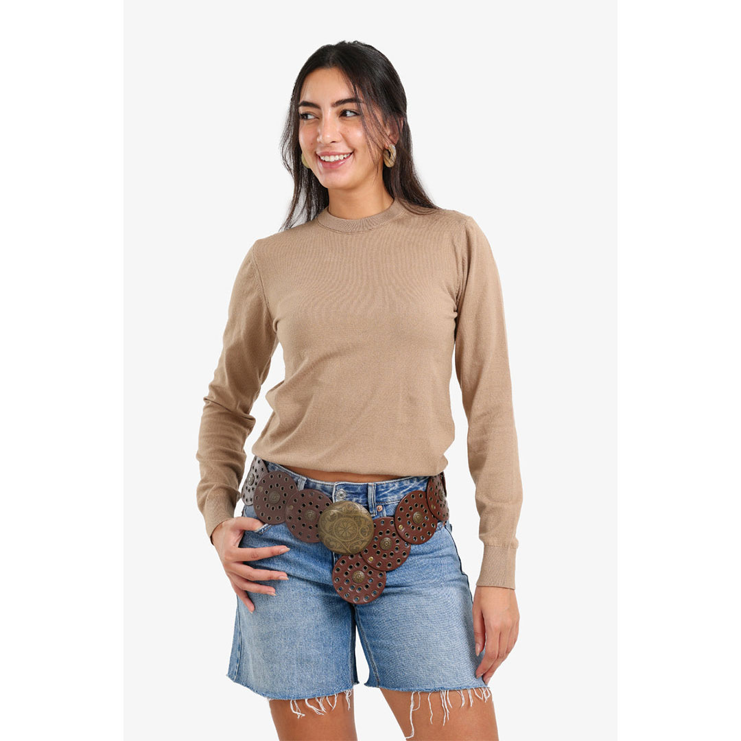 كارينا بلوفر برقبة دائرية حريمي 57473