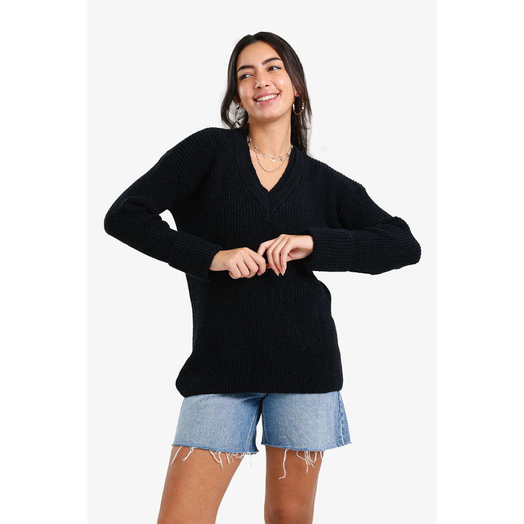 كارينا بلوفر مضلع برقبة على شكل حرف V حريمي 57662