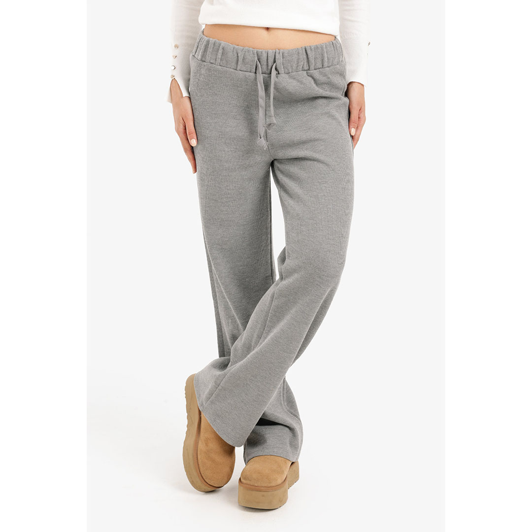 Women's Wide Leg Sweatpants - Comfortable Cotton