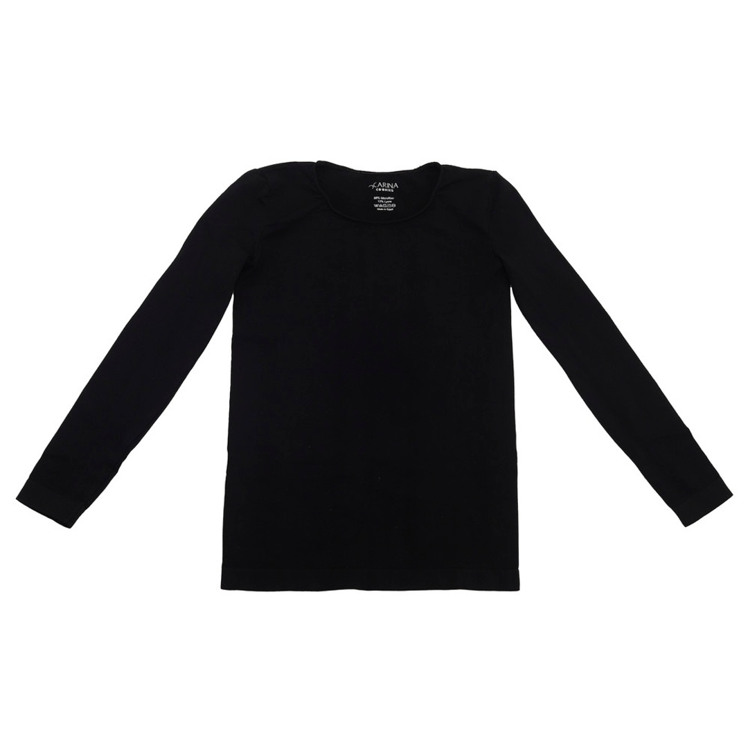 كارينا كوكيز توب حريمي بأكمام طويلة ميكروفايبر