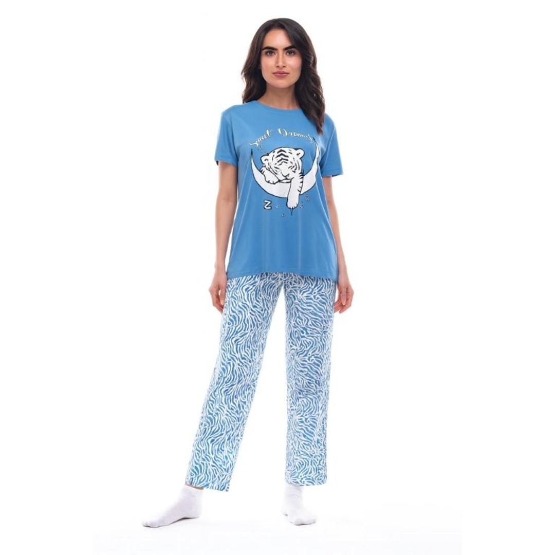 كارينا كوكيز بيجاما حريمي كم قصير و بنطلون - Sweet Dreams