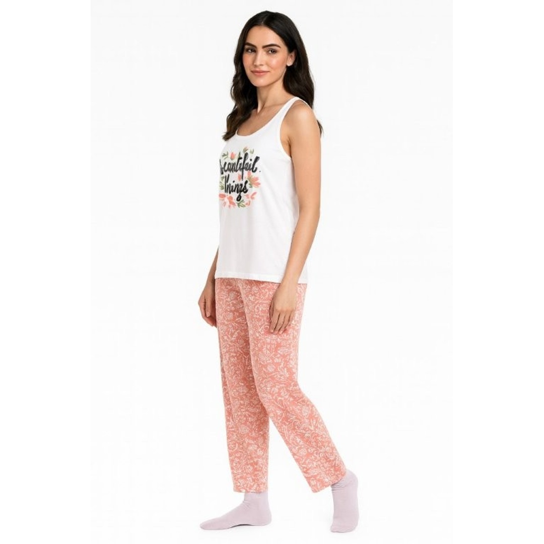 كارينا كوكيز بيجاما حريمي بدون كم و بنطلون