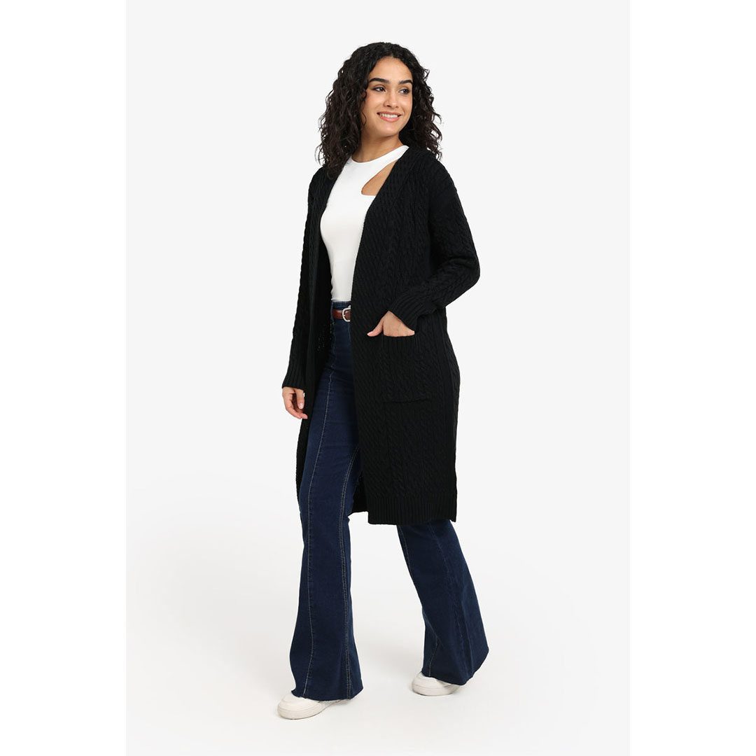 كارينا كارديجان متوسط ​​الطول بغطاء للرأس حريمي 57427