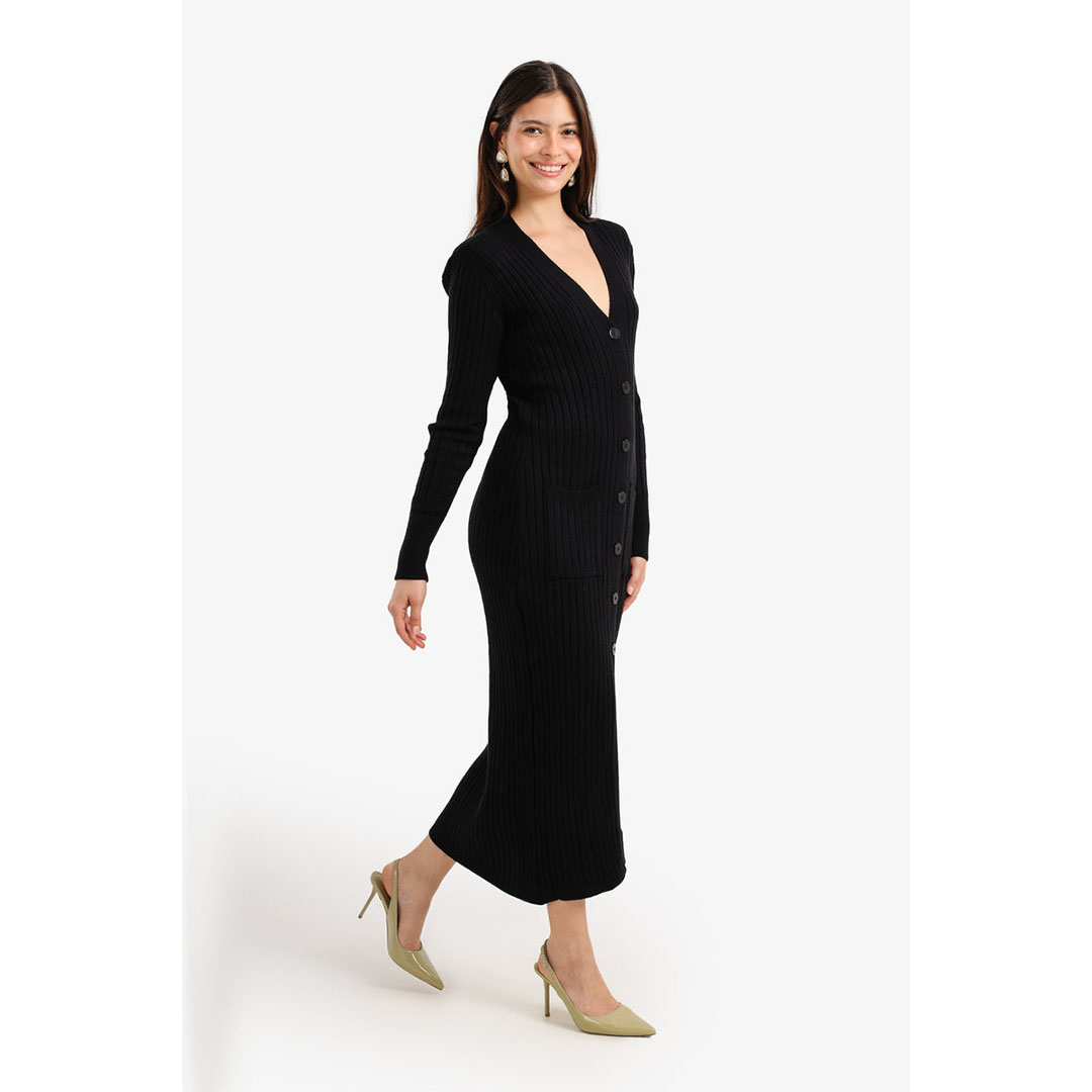 كارينا فستان ميدي بأزرار مضلعة حريمي 57476