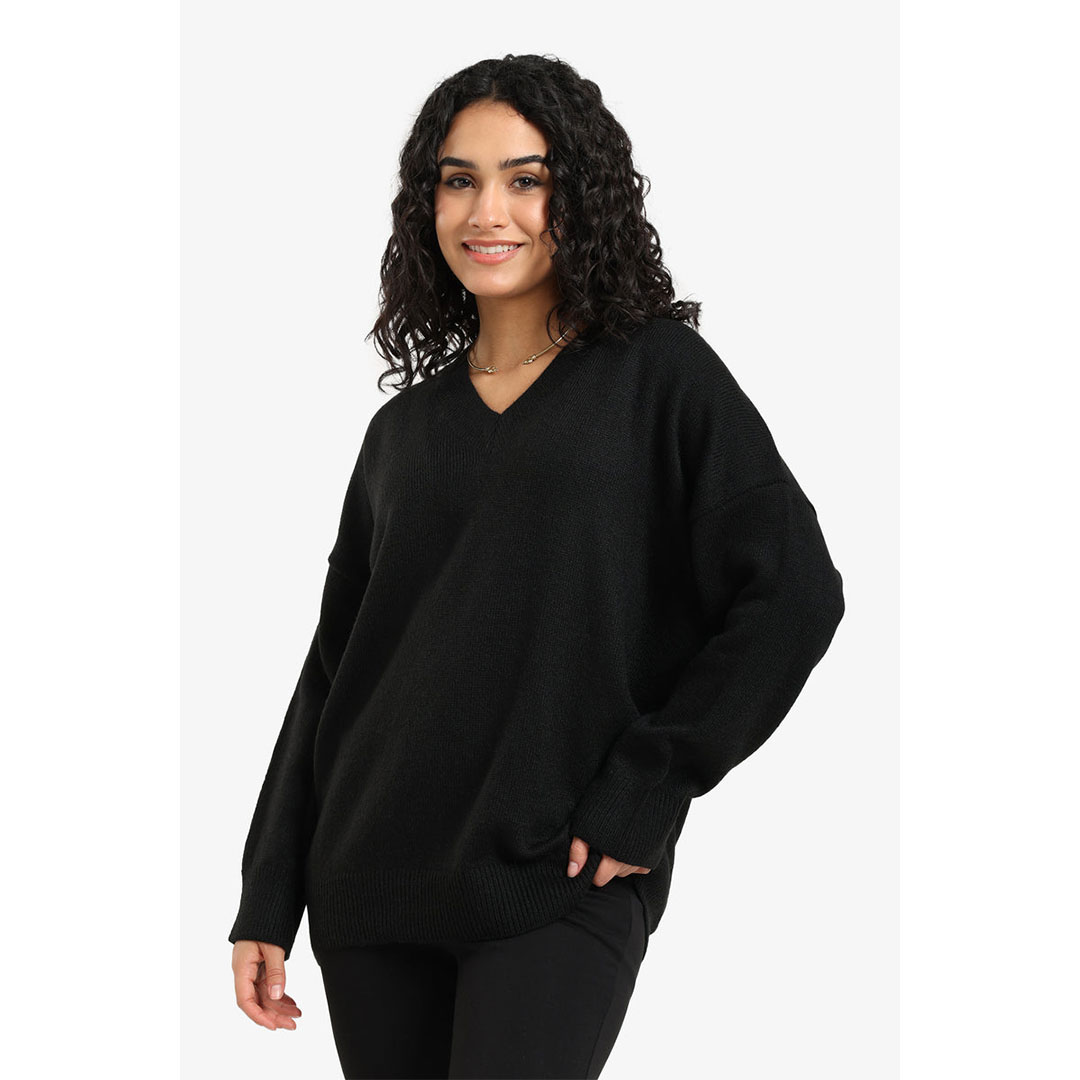 كارينا بلوفر محبوك بحواف مضلعة حريمي 57585