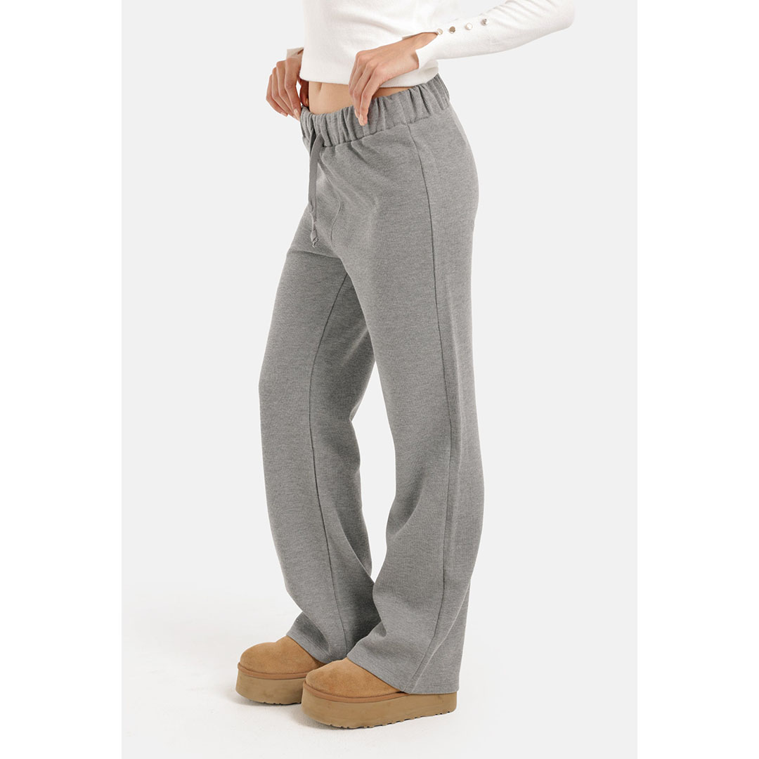 Women's Wide Leg Sweatpants - Comfortable Cotton