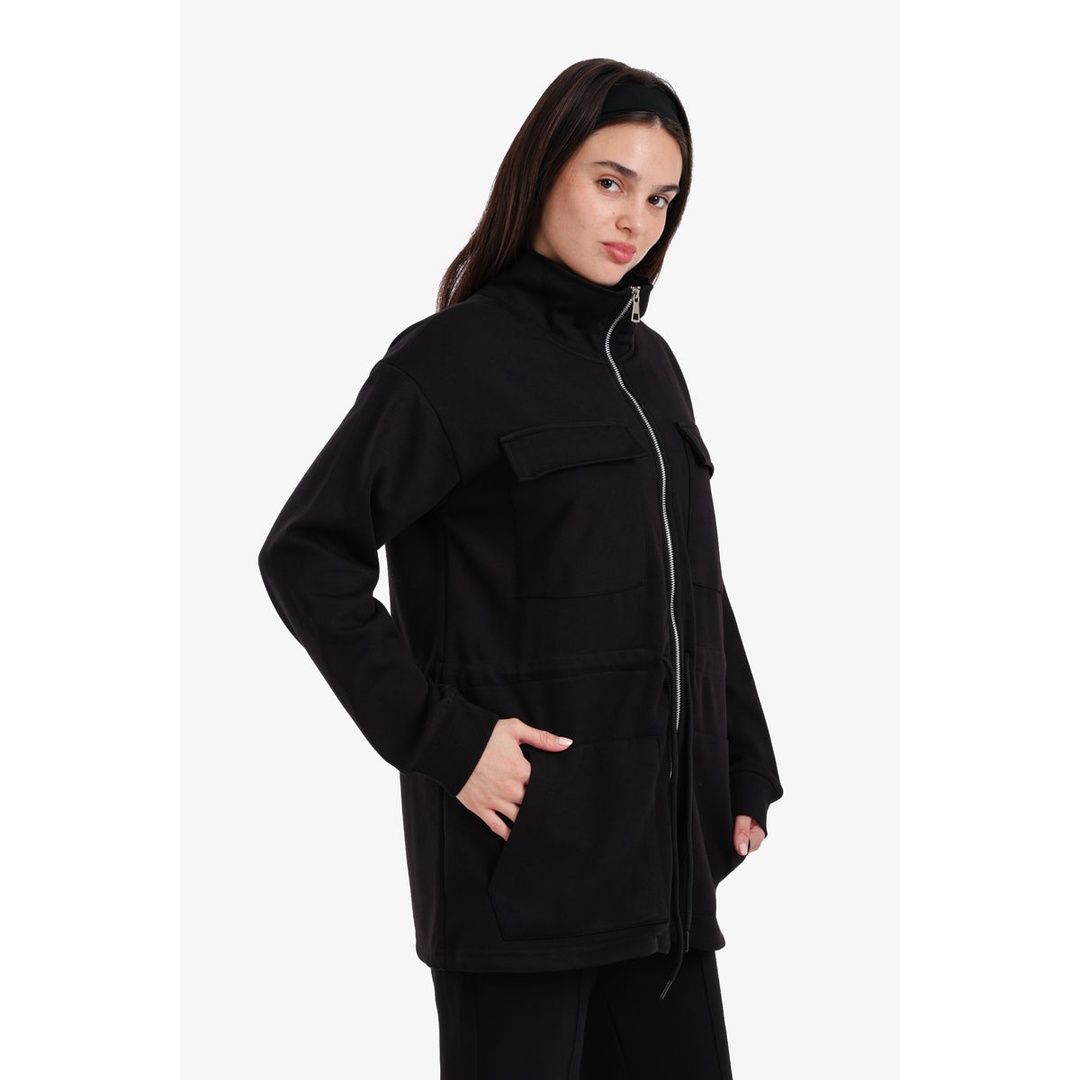 جاكيت قطن بجيب حريمي - 57918