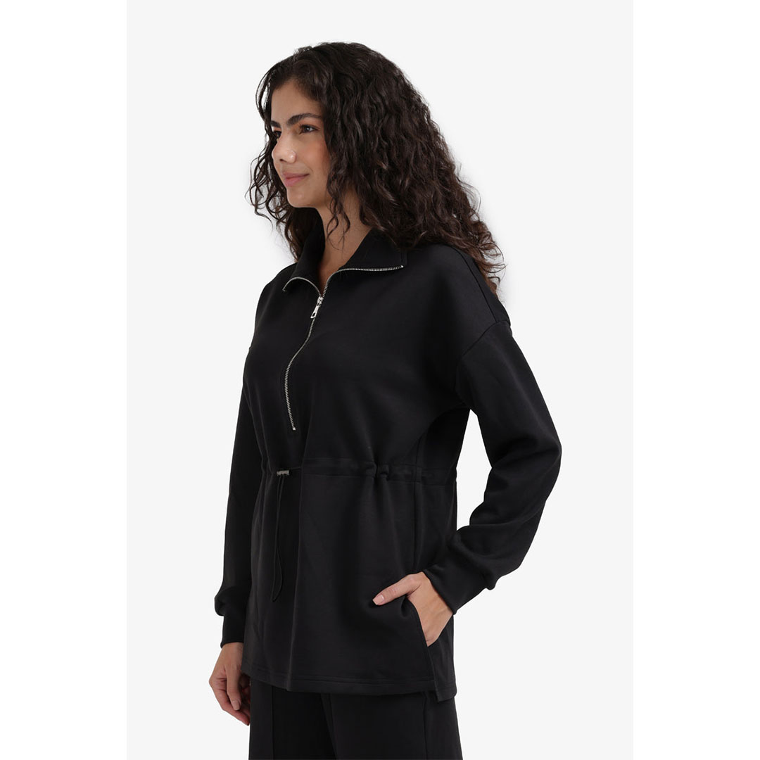 كارينا سويت شيرت بنصف سوسته حريمي 57995